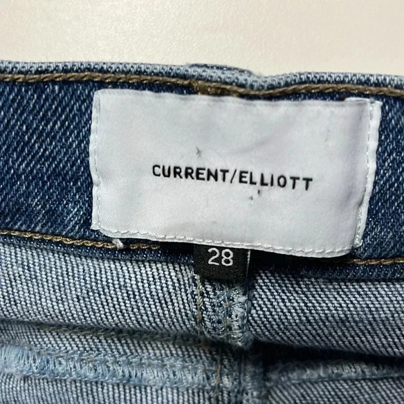 Current Elliott size 28 jeans cropped denim jeans basic jeans - Picture 6 of 9